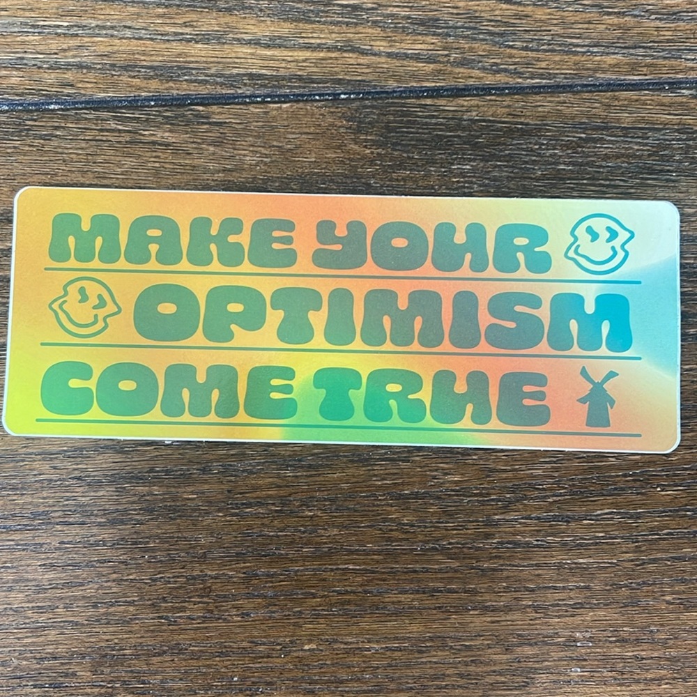 Dutch Bros Sticker - Optimism